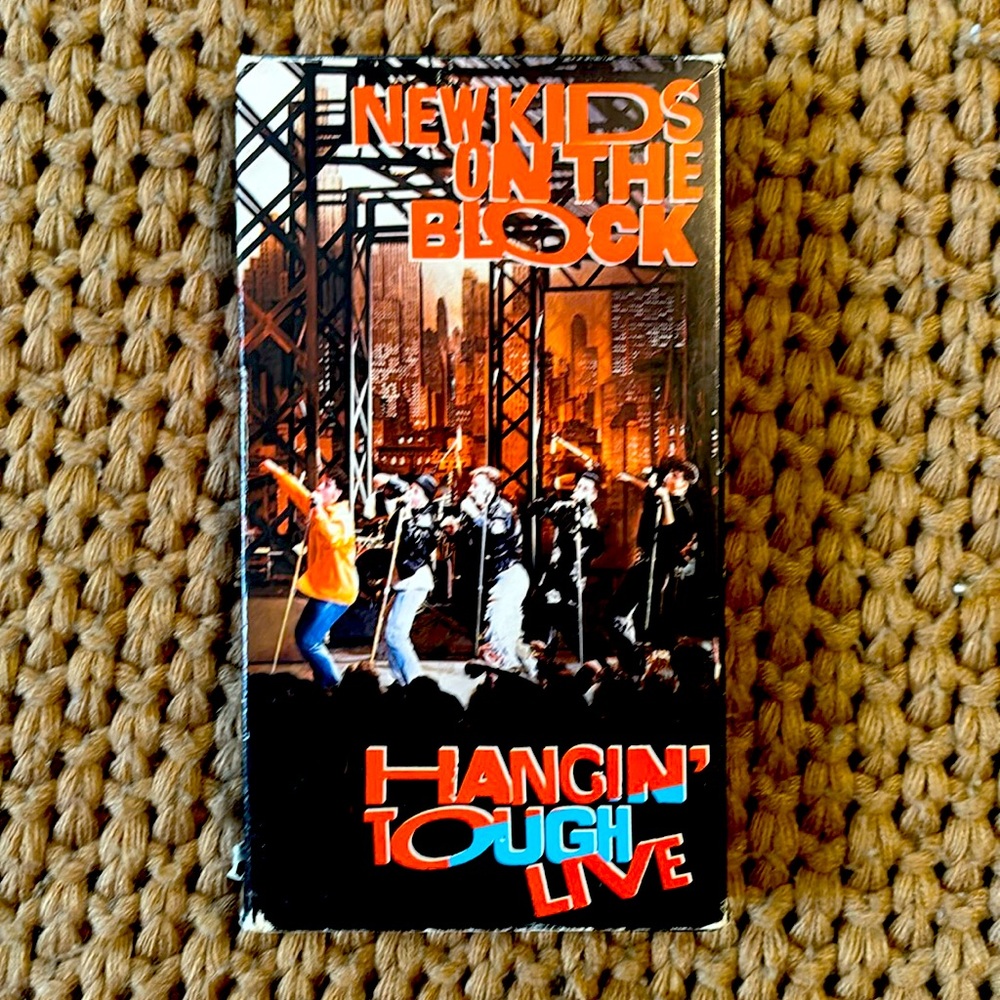 Vintage NKOTB Hangin’ Tough Live VHS